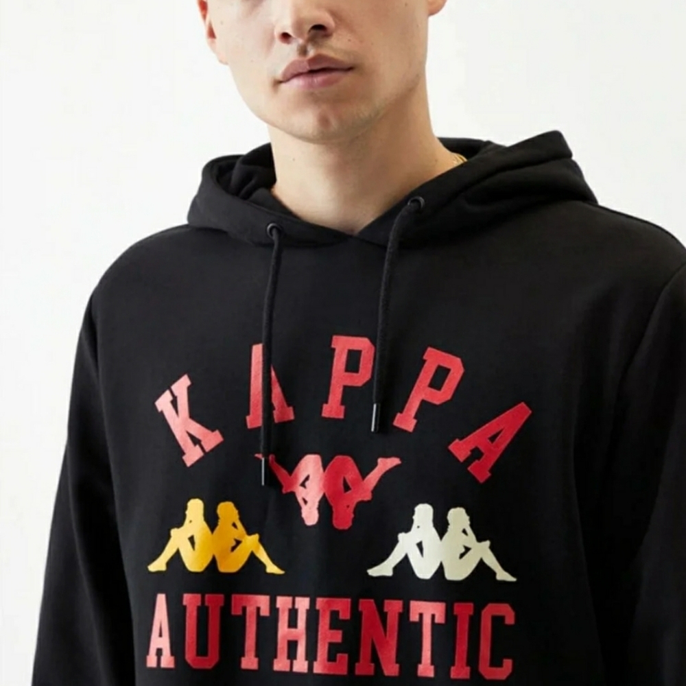 Kappa Black Authentic Kawar Hoodie